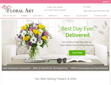 Tablet Screenshot of idahofallsfloralartflorist.com